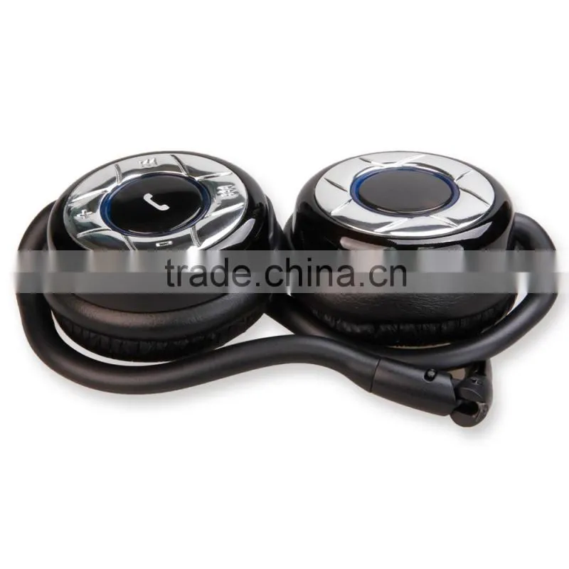 Wireless bluetooth sport neckband headphone with microphone