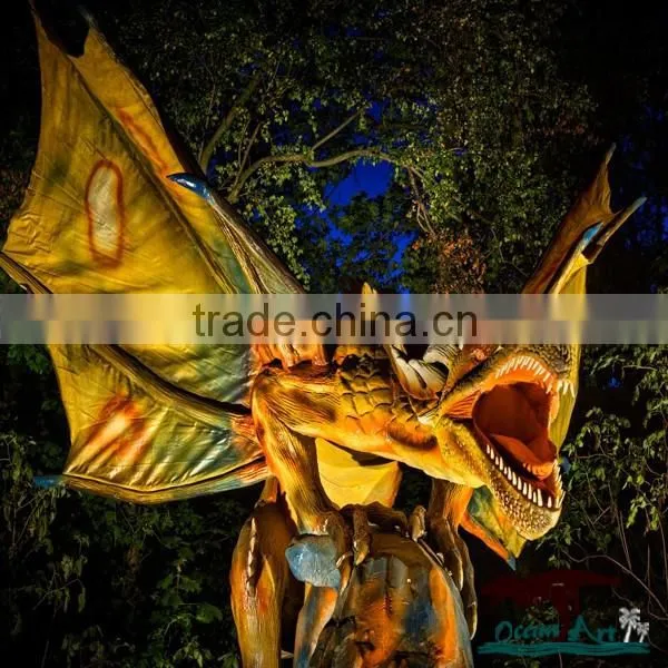 OA 4132 hot sale mythological animatronic dragon for park