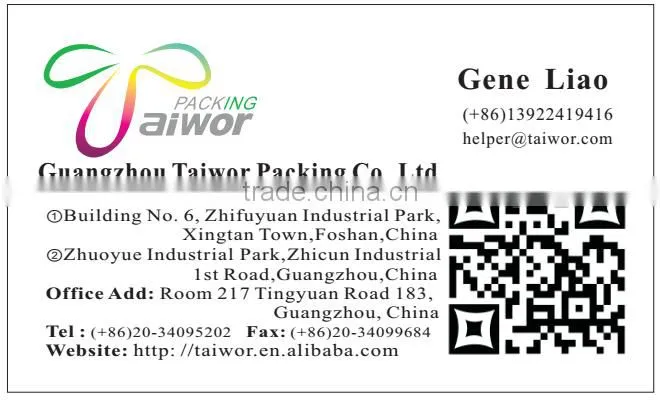Guangzhou Taiwor elegant round cardboard gift box for powderpuffs