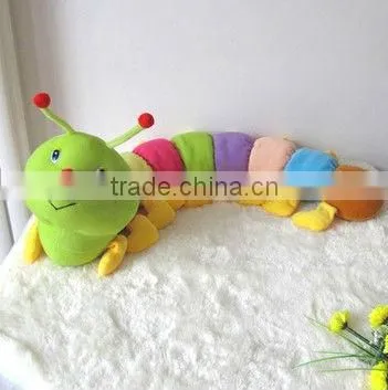 Colorized carpenterworm stuffed plush animals