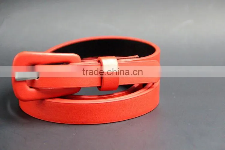 2015 new fashion multi-functional women narrow leather waist belt