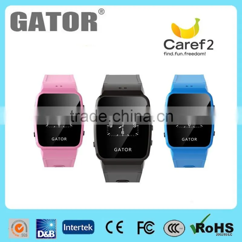 Kids Vague Waterproof IP 67 GPS tracker Caref Geo Fence Watch Phone