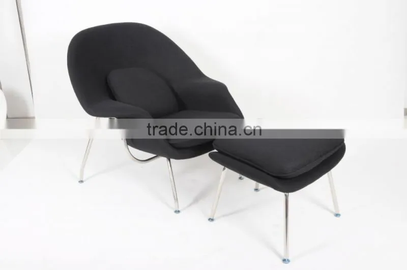 Home furniture factory Knoll Eero saarinen replica womb chair and ottoman