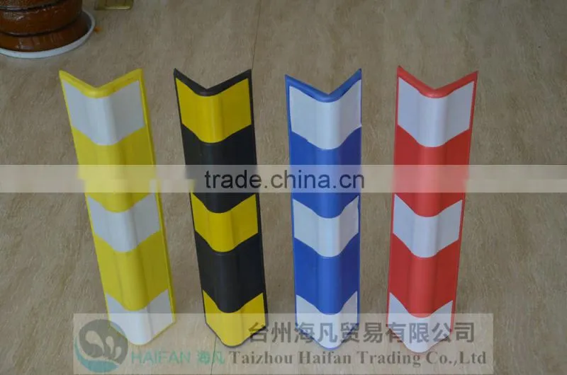 600mm EVA colorful round corner guard reflective for parking safety/Good quality round EVA plastic corner protector for garage