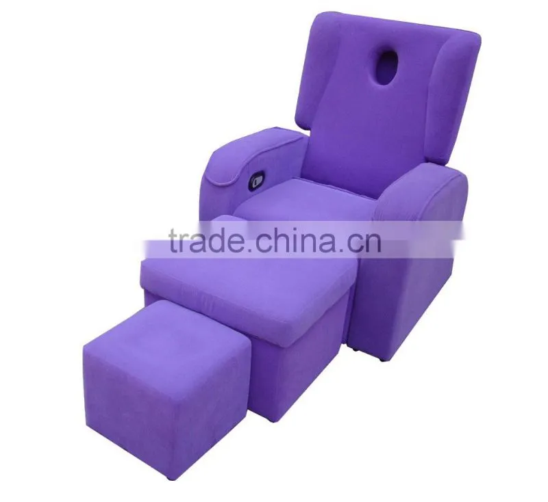 salon cheap pedicure foot frabric recliner massage chair