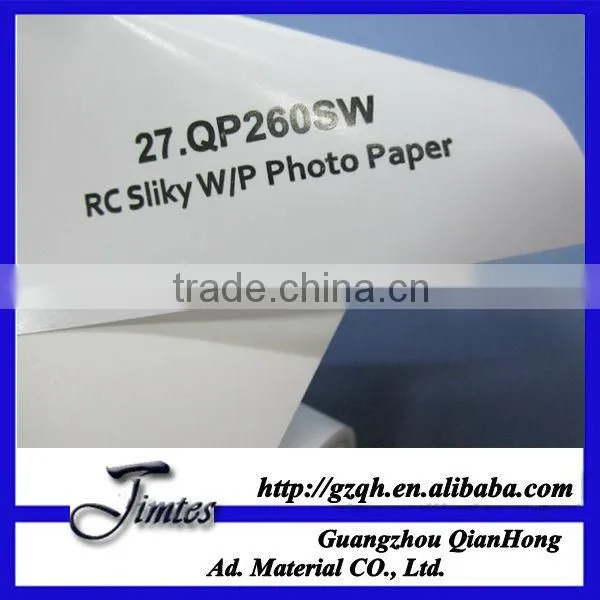 260gsm Pigment Dye Ink RC Satin Waterproof Photo Paper