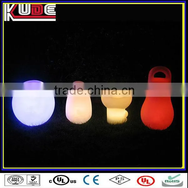 wireless remote control RGB rechargeable led hand light/flashlight led light hand lamp