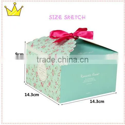 Fresh Flower Printed Cake Box