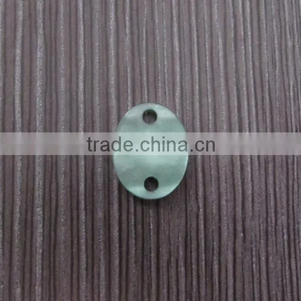 Pearl Shiny Green Polyester Badge Polyester Label