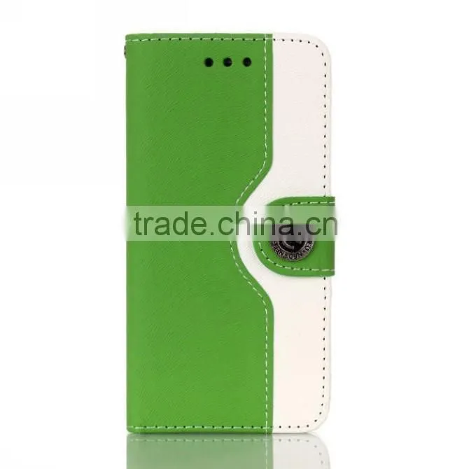 Folio leather stand wallet case for iphone 6S