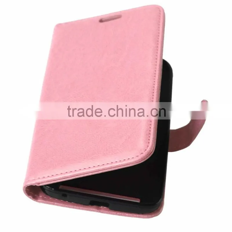 Cell Phone PU Leather Flip Card-slot Case for ASUS ZenFone 2 Laser ZE500KL