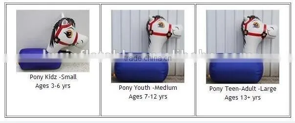 inflatable pony for Derby race game