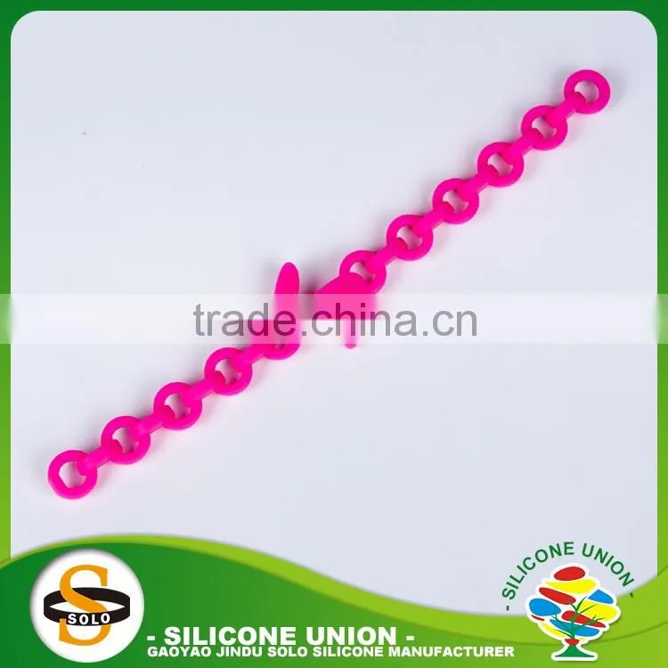 Secure printed silicone earphone cord cable winder