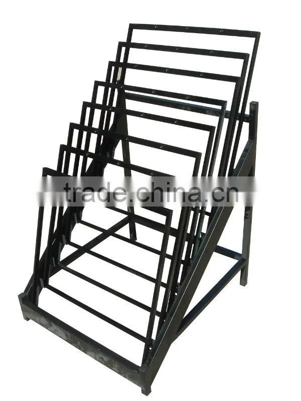 floor tiles metal display rack HSX-114