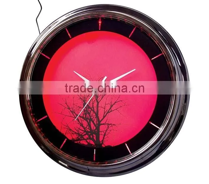 Large Led light wall clock