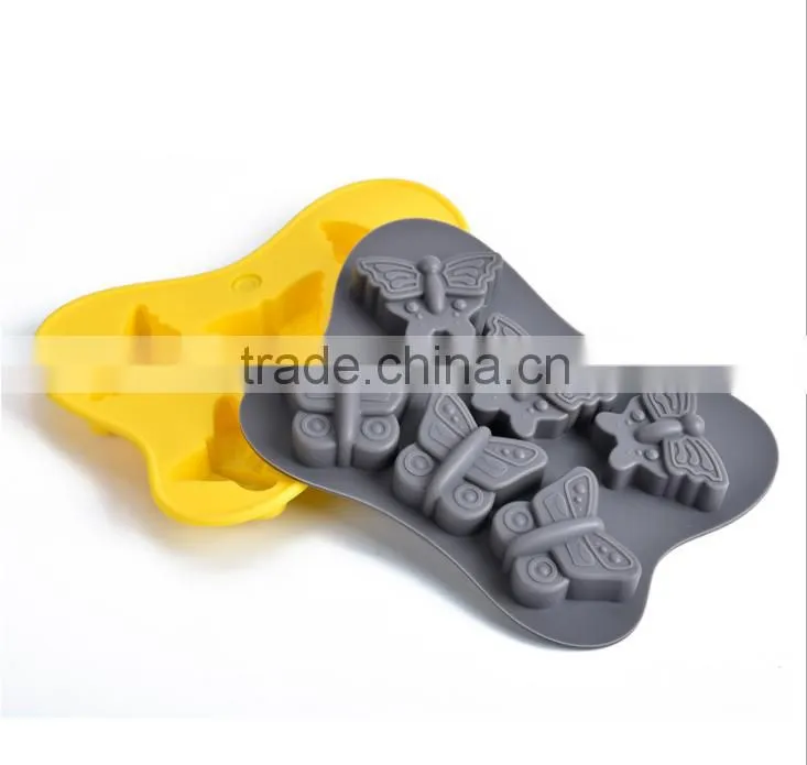 Animal silicone ice cube tray mini butterfly shaped ice maker