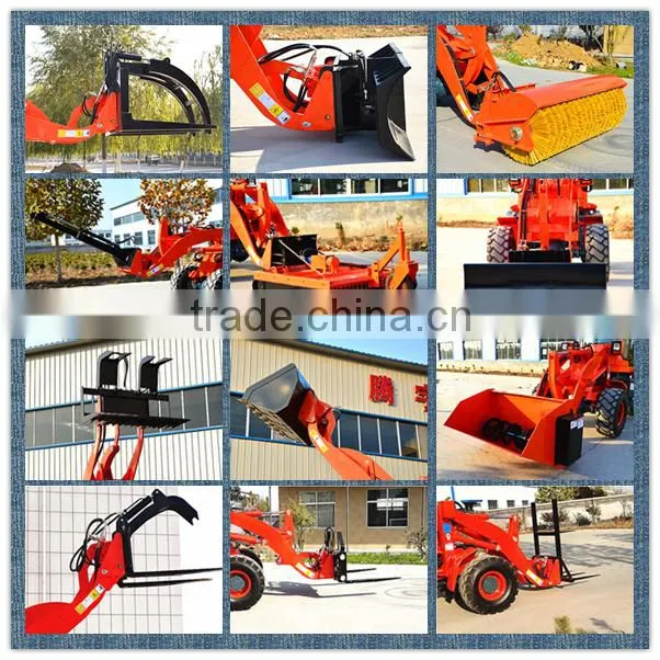 multi used cheap backhoe loader TY18 with snow blade
