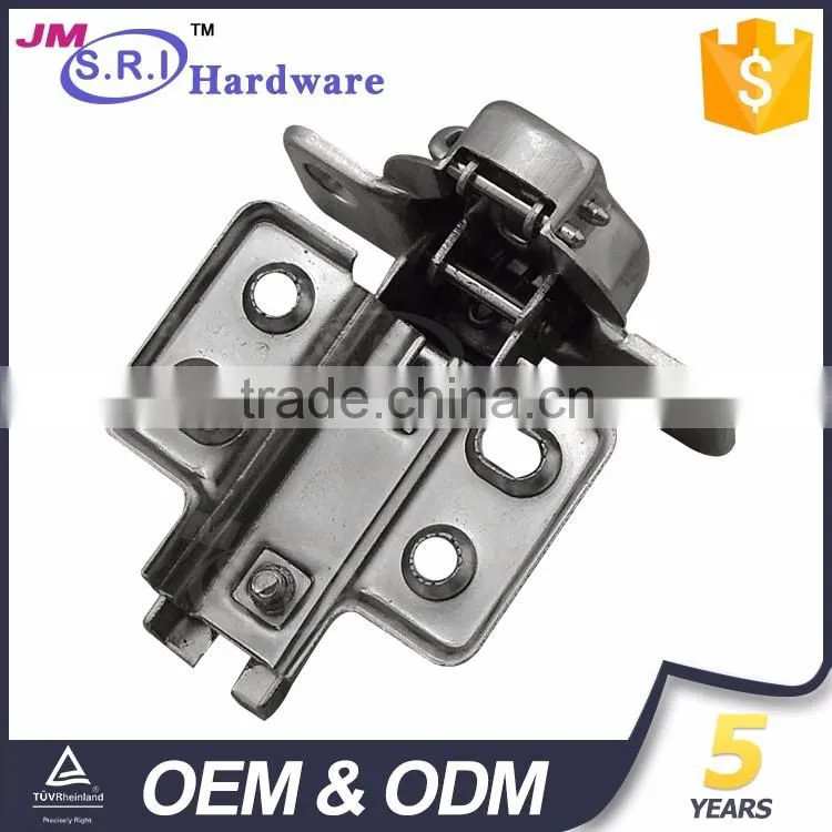Top selling four hole plate mirror cabinet door hinge