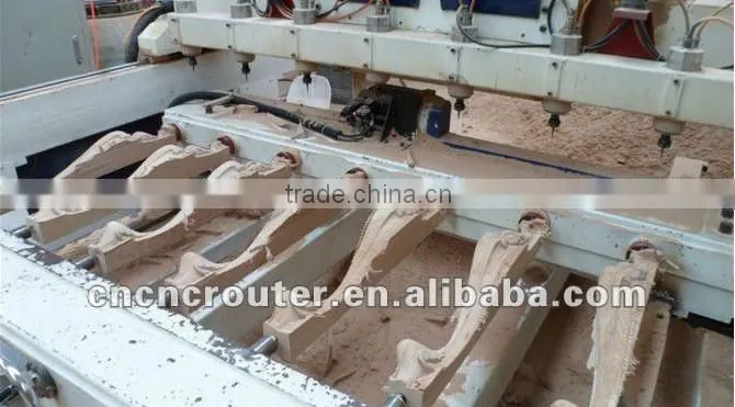 Chinese 3d 4 axis CNC Router Engraving milling machine