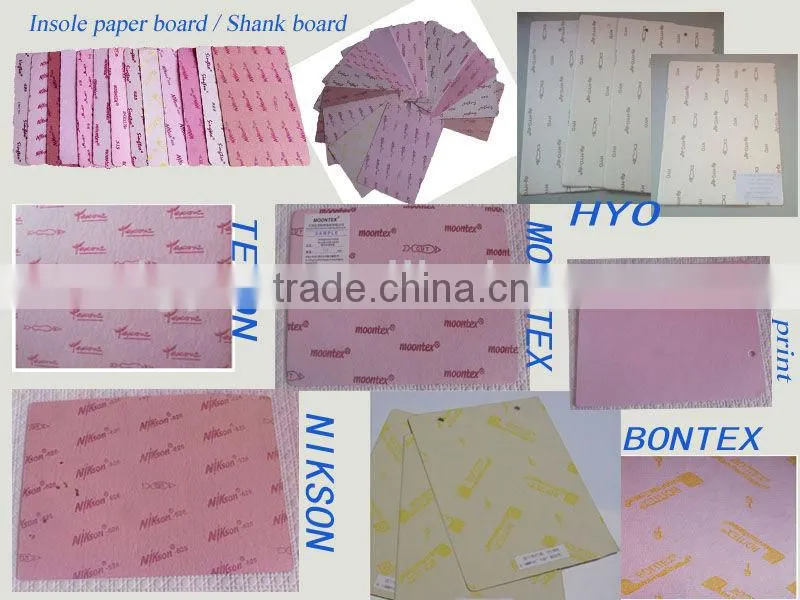 Supplier insole board for shoes material