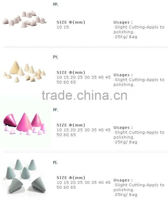 mass vibrating polishing stone for finishing machines
