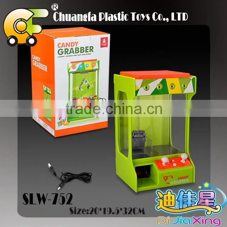 2016 hot toys Money coin claw machine toys claw game