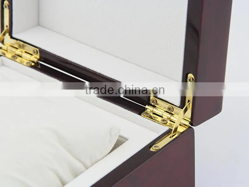 Luxury High lacquer Wooden watch box with pillow