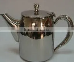 stainless steel gold plantin arabic tea pot