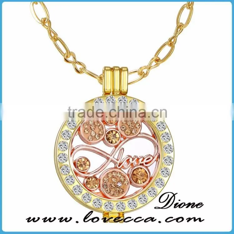 DIY Jewelry gold Crystal 60cm Long Chain Coin Necklace