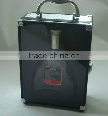 Aluminum customized wine box,personalized wine case,luxury wine box