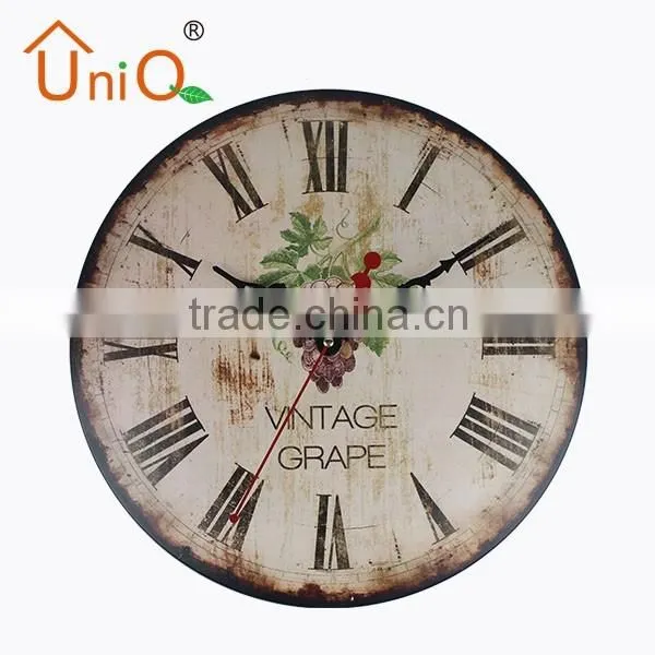 M1203 hot sale custom design metal wall clock