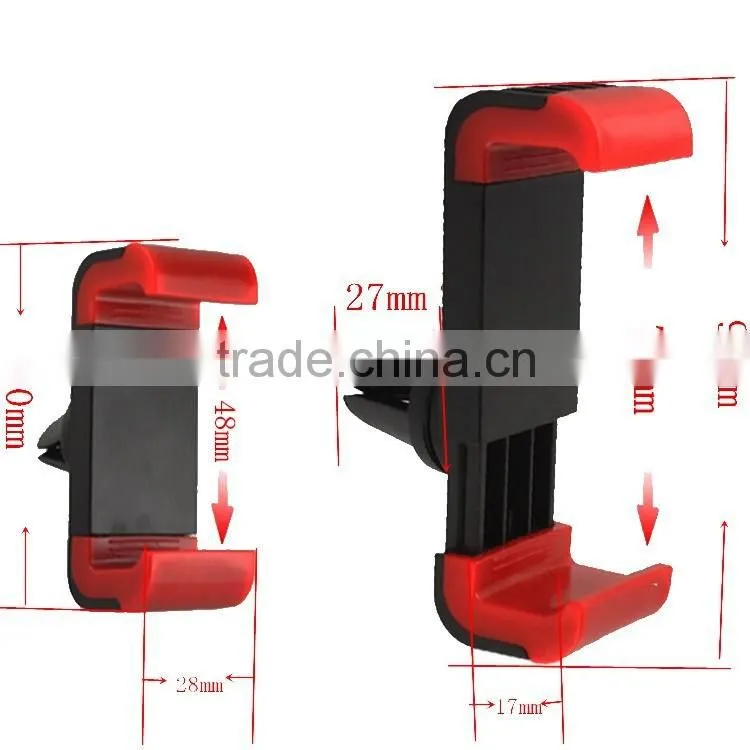 Fully adjustable car mount cradles CD slot holder for mobile phones clip design