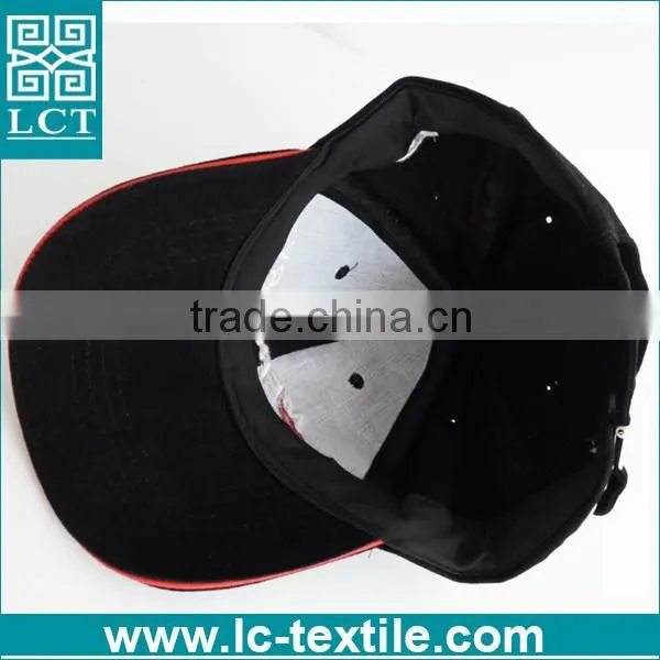 LCTN1880 softtextile baseball trucker cap with embroidery on brim