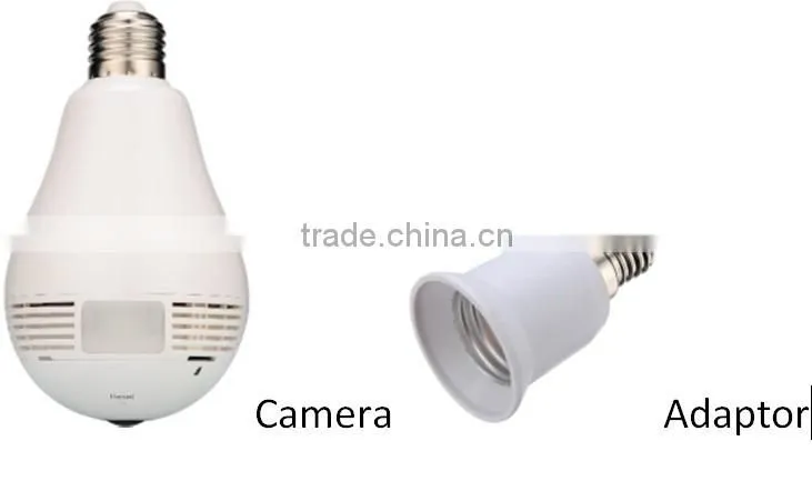 WiFi Fisheye Cloud Smart fisheye wifi Bulb camera
