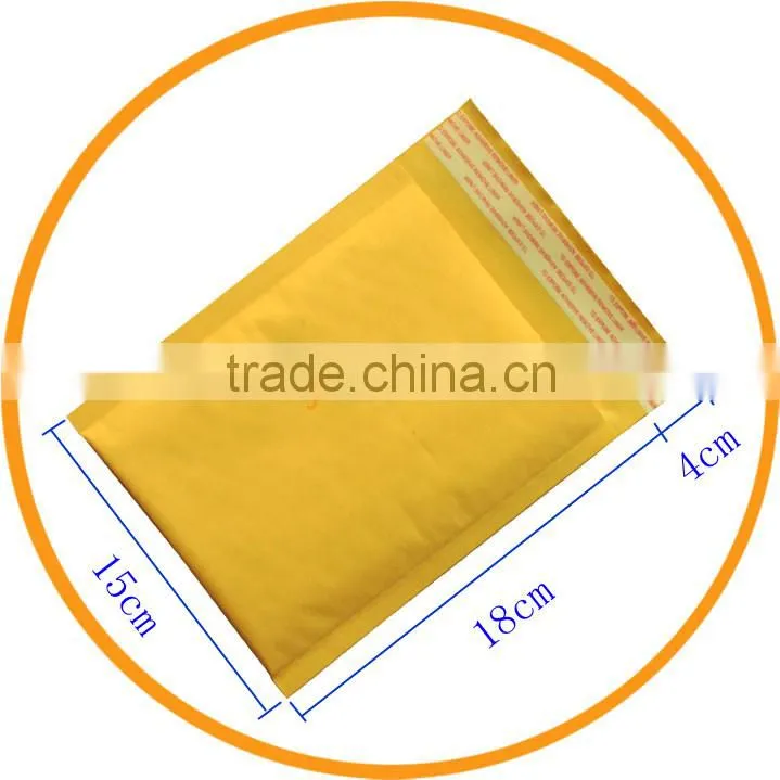15x18+4cm Shockproof Professional Kraft Bubble Mailing Bag from dailyetech