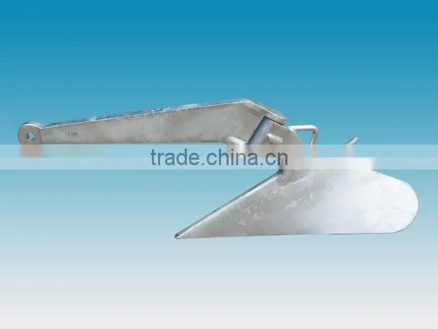 Hot Dip Galvanized / stainless steel 316 Plough Boat anchor