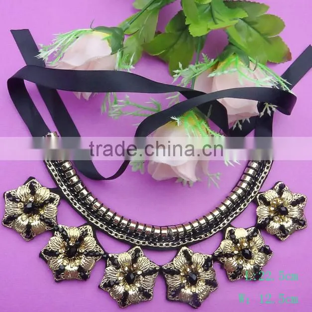 whosale hot sell new fashion bridal crystal fashion beaded necklace