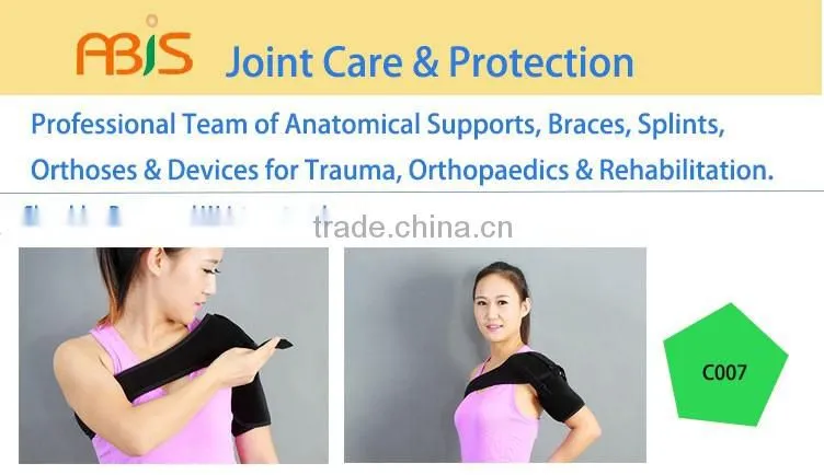 Black color good quility shoulder support shoulder joint instability brace