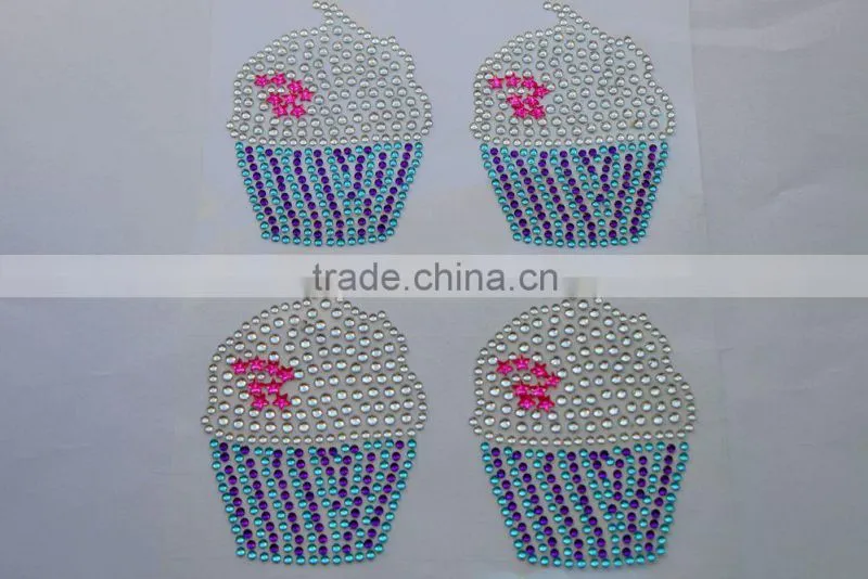 Cake shape jewelry acrylic sticker mobile phone sticker