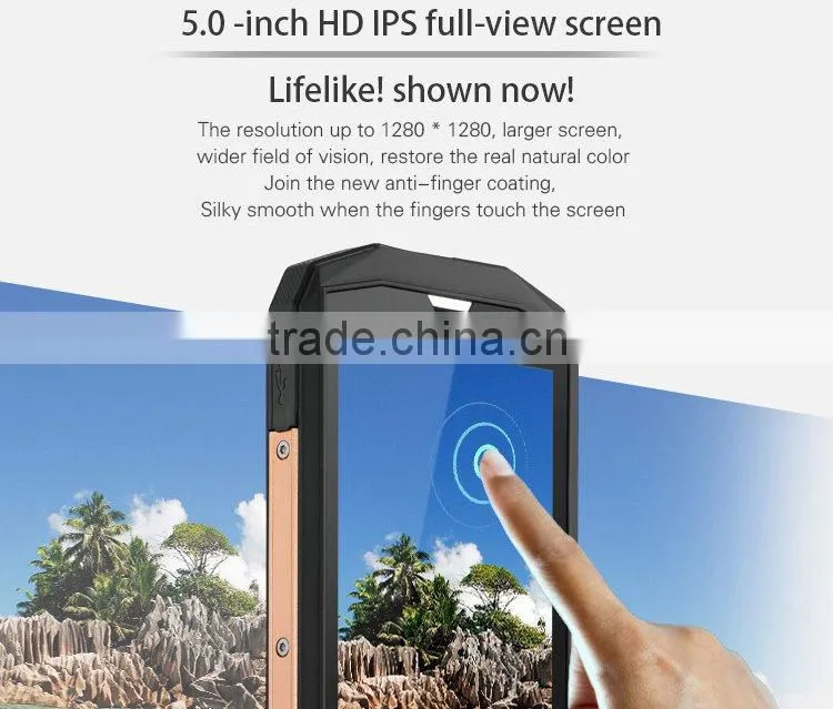 MANN ZUG 5 S Smartphone 4G LTE IP67 Android 4.4 Quad Core 5.0 Inch HD Screen Black&Gold