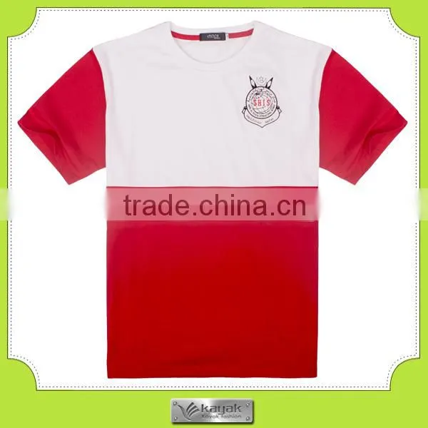 Adults Age Group and 100% Cotton Material cheap blue t shirts in bulk