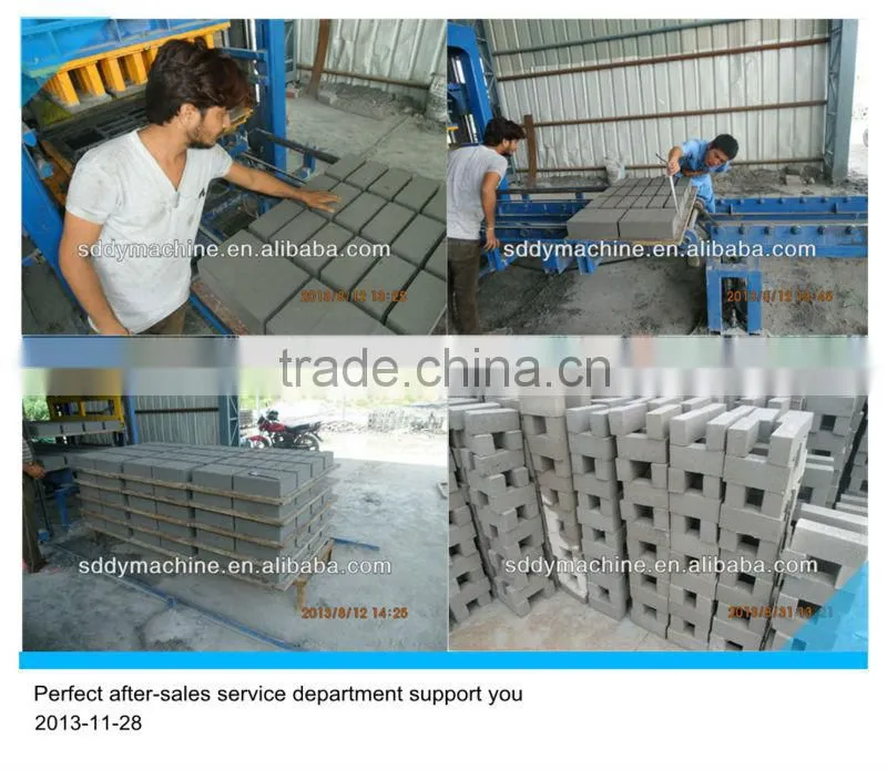 solid brick block machine mold QT10-15 cement fly ash brick making machine