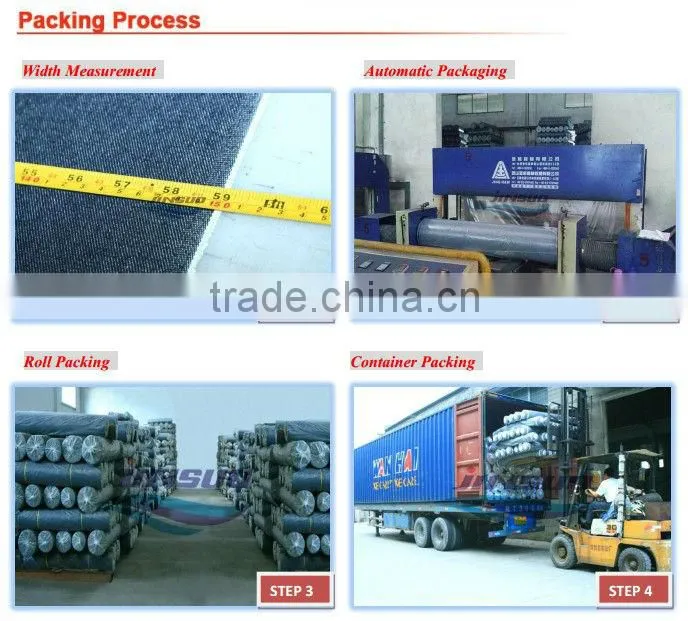 Denim Floral Printed Fabric 2m1346 with SGS/Audit Factory