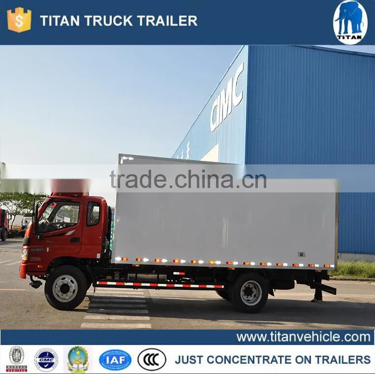 Freezer food semi trailer , Refrigerated insulated cargo trailer