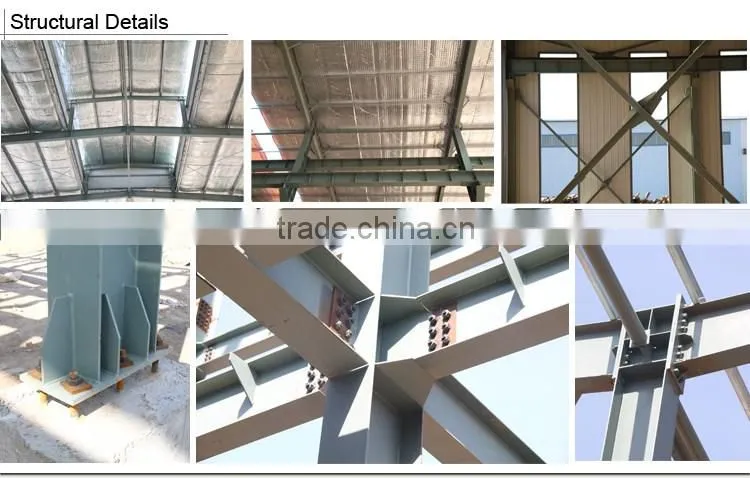 easy install workshop steel structure hay shed design factory for lease from China