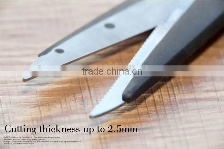 Multi-functional Scissors Stainless Steel Scissors black PP +red button