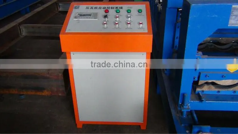 DIXIN 1050 durable and attractive arch roofing roll forming machine made in China