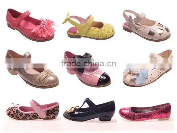 Cute kids winter boots with bowknot decoration 2014