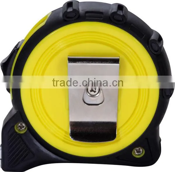 New steel measuring tape,American style,Non-slip rubber case