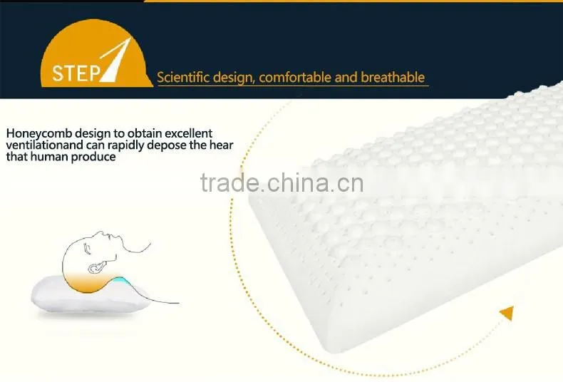 2016 Home Textile Relaxed Particle Neck Latex Massage Pillow